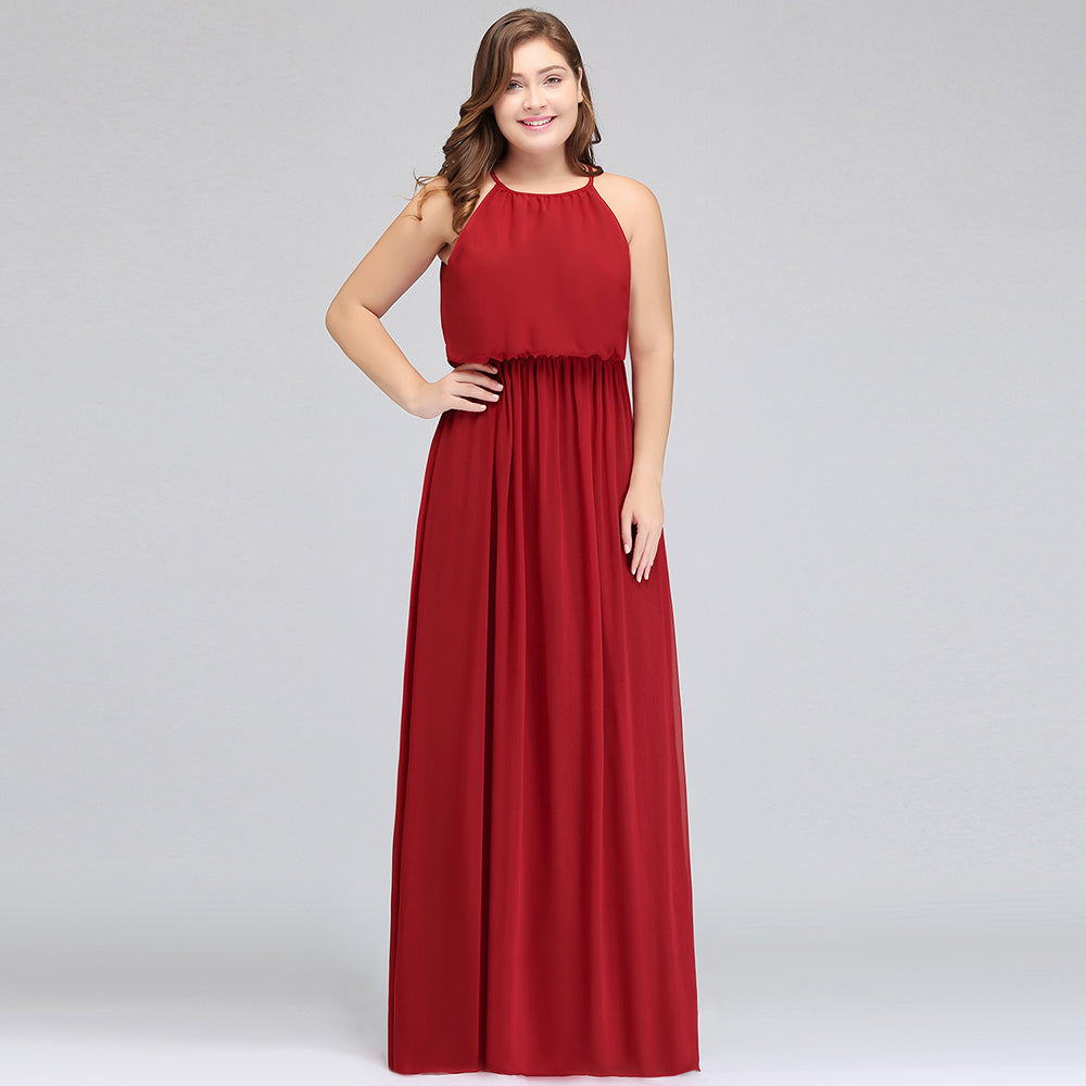 MISSHOW offers gorgeous Red Halter,Spaghetti Straps party dresses with delicately handmade  in size 0-26W. Shop Floor-length prom dresses at affordable prices.