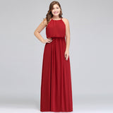 MISSHOW offers gorgeous Red Halter,Spaghetti Straps party dresses with delicately handmade  in size 0-26W. Shop Floor-length prom dresses at affordable prices.