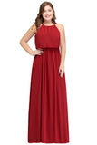 MISSHOW offers gorgeous Red Halter,Spaghetti Straps party dresses with delicately handmade  in size 0-26W. Shop Floor-length prom dresses at affordable prices.