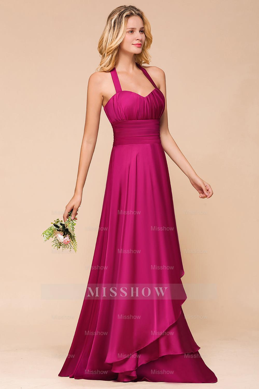 fuchsia purple bridesmaid dresses KissProm