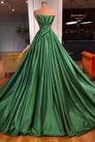 Glamorous Long A-line One shoulder Sleeveless Prom Dress-misshow.com
