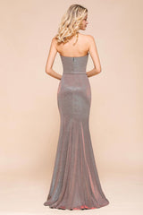 MISSHOW offers Glitter Strapless Floor Length Prom Dress Sleeveless Split Slit Evening Gown at a good price from Same as Picture,Bright silk to Mermaid Floor-length them. Stunning yet affordable Sleeveless Prom Dresses,Evening Dresses.