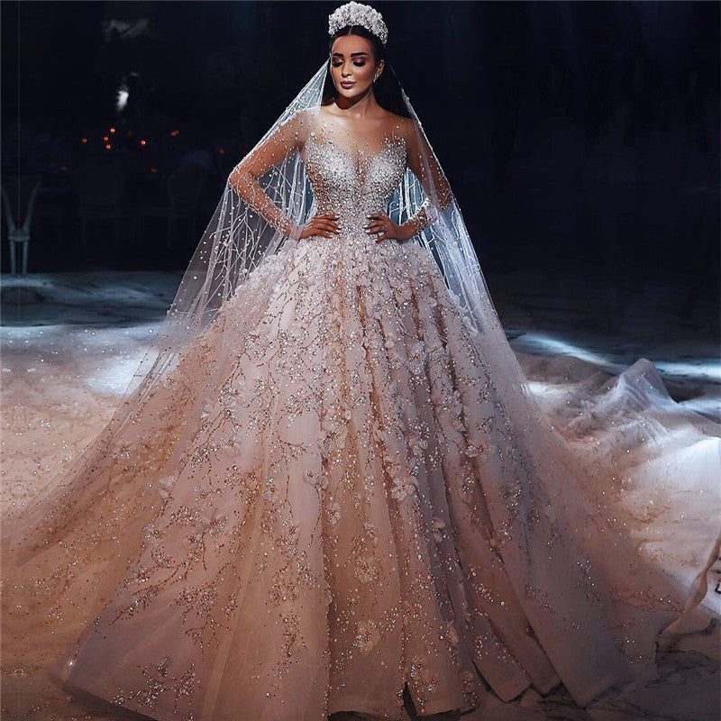 Find this Chic Deep V-neck White Wedding Dressat Misshow, available in everyone color and size you could possibly imagine, which makes picking out the perfect prom dress for your big day easily!