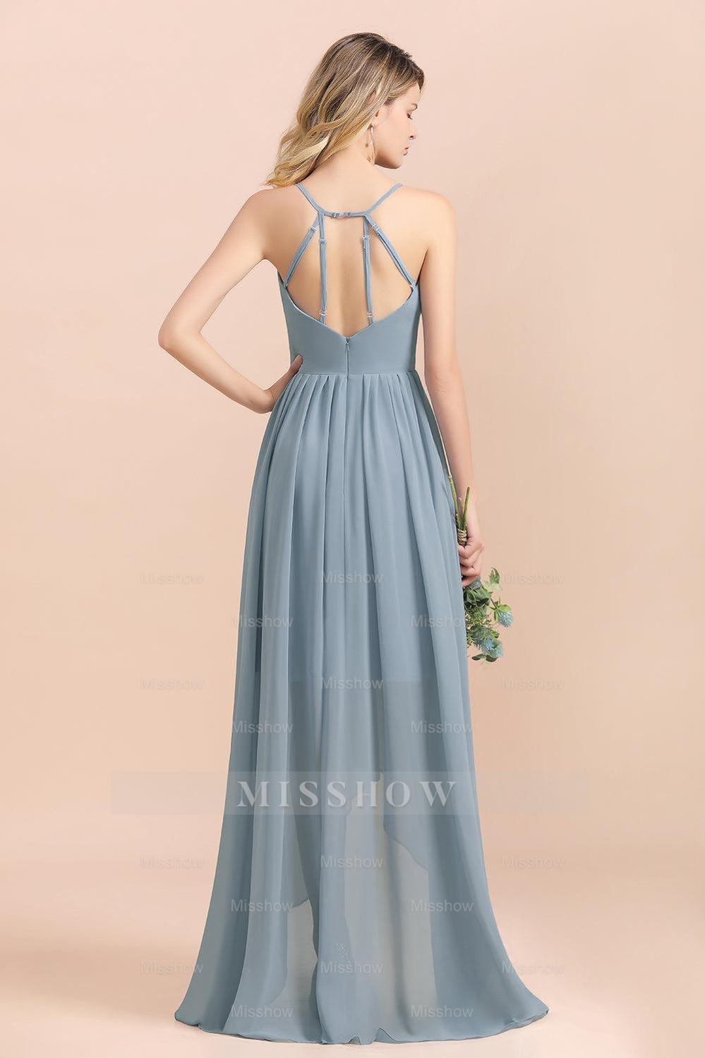 Gorgeous Hi-Lo Heart-Shaped Ruffle Bridesmaid Dresses with Spaghetti Straps Gorgeous Hi-Lo Heart-Shaped Ruffle Bridesmaid Dresses with Spaghetti Straps