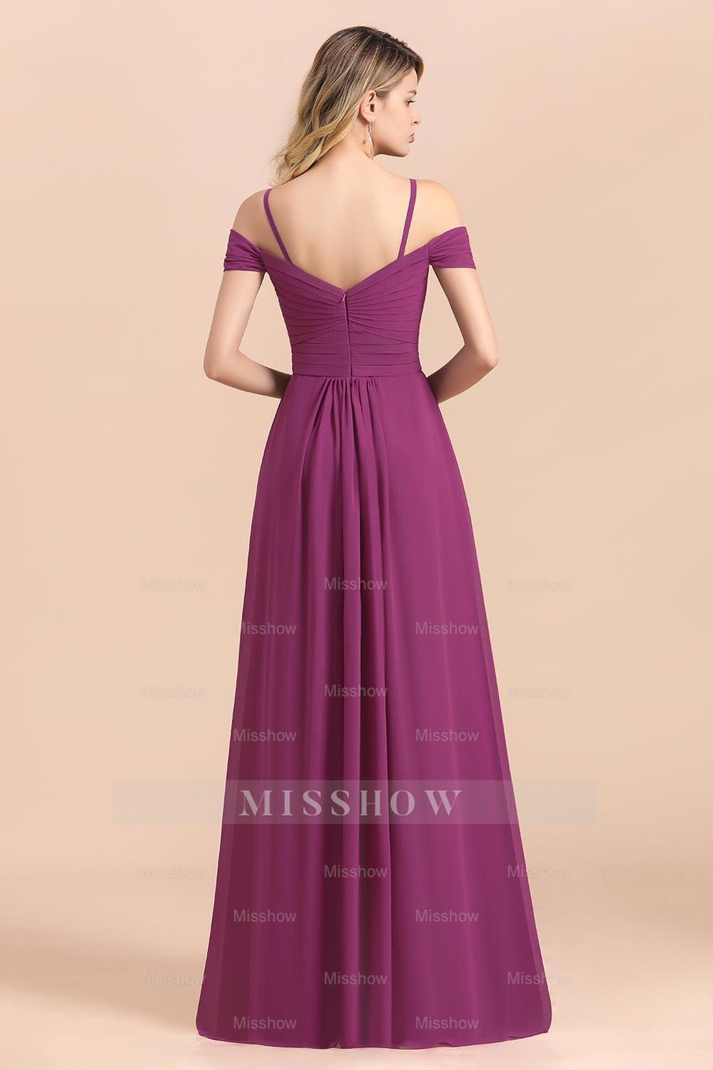 orchid pink bridesmaid dresses Six Stories Women's Racer Neck Satin Bridesmaid Dress