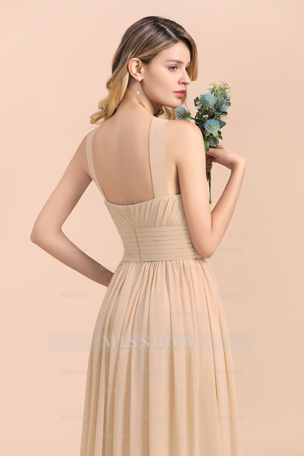 Gorgeous Straps Sleeveless Champagne Chiffon Affordable Bridesmaid dre – misshow.com Gorgeous Straps Sleeveless Champagne Chiffon Affordable Bridesmaid dre – misshow.com