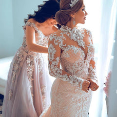 Find this Chic Deep V-neck White Wedding Dressat Misshow, available in everyone color and size you could possibly imagine, which makes picking out the perfect prom dress for your big day easily!