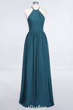 MISSHOW offers Halter Sleeveless Floor-Length Bridesmaid Dress with Ruffles at a good price from 100D Chiffon to A-line Floor-length them. Lightweight yet affordable home,beach,swimming useBridesmaid Dresses.