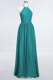 MISSHOW offers Halter Sleeveless Floor-Length Bridesmaid Dress with Ruffles at a good price from 100D Chiffon to A-line Floor-length them. Lightweight yet affordable home,beach,swimming useBridesmaid Dresses.