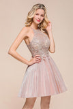 MISSHOW offers Halter Sparkly Short Homecoming Dress Floral Lace Aline Prom Dress Knee Length at a good price from Same as Picture,Bright silk to A-line Mini them. Stunning yet affordable Sleeveless Prom Dresses,Evening Dresses.