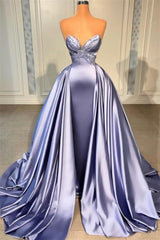 Lavender Long Glitter A-line Sleeveless Prom Dress With Beads-misshow.com