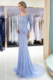 Looking for Prom Dresses,Evening Dresses in Tulle, Mermaid style, and Gorgeous Sequined work  MISSHOW has all covered on this elegant Long Sleeves Floor Length Sequins Formal Party Dresses