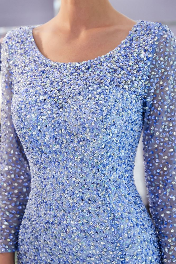 Looking for Prom Dresses,Evening Dresses in Tulle, Mermaid style, and Gorgeous Sequined work  MISSHOW has all covered on this elegant Long Sleeves Floor Length Sequins Formal Party Dresses