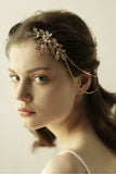 Lovely Alloy＆Rhinestone Party Combs-Barrettes Headpiece with Imitation Pearls