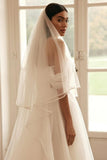 Luxury long sleeves a-line Off-the-shoulder Wedding dresses sequined-misshow.com