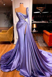 Luxury Mermaid Split Evening Dresses Beading Prom dresses