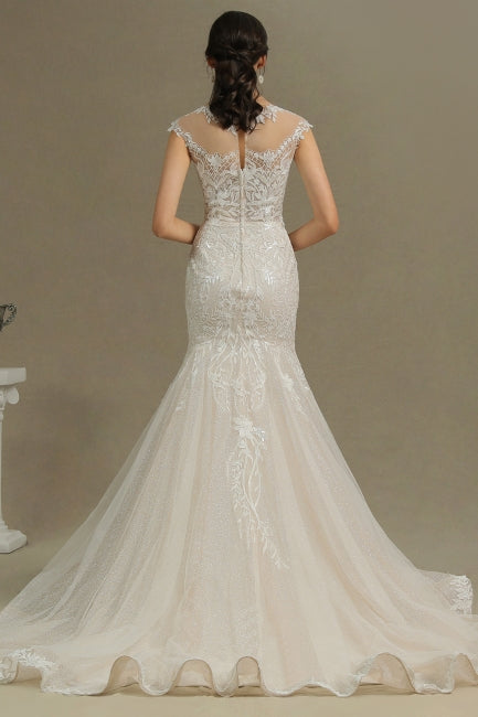 Luxury mermaid wedding dress | Wedding dresses lace-misshow.com