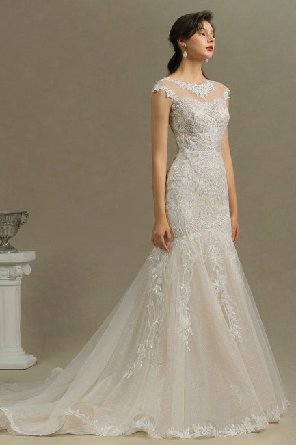 Luxury mermaid wedding dress | Wedding dresses lace-misshow.com