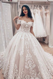 Luxury wedding dresses princess | Lace wedding dresses-misshow.com