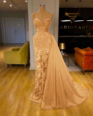 luxury Burgundy Detachable Train Mermaid Prom Evening Dresses with Lace