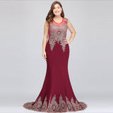 MISSHOW offers gorgeous Burgundy Jewel party dresses with delicately handmade Appliques in size 0-26W. Shop Floor-length prom dresses at affordable prices.