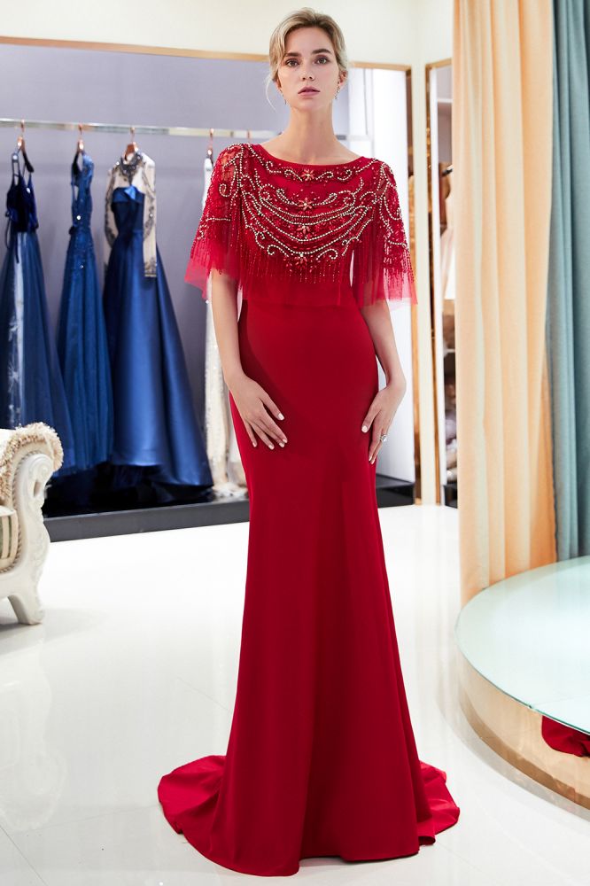 MISSHOW offers Mermaid Floor Length Crystal Beading Formal Dress at a good price from Red,Champagne,Dark Navy,Gray,Stretch Satin to Mermaid Floor-length them. Stunning yet affordable Sleeveless Prom Dresses,Evening Dresses.
