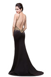 MISSHOW offers gorgeous Black Straps party dresses with delicately handmade Lace,Sequined in size 0-26W. Shop Floor-length prom dresses at affordable prices.