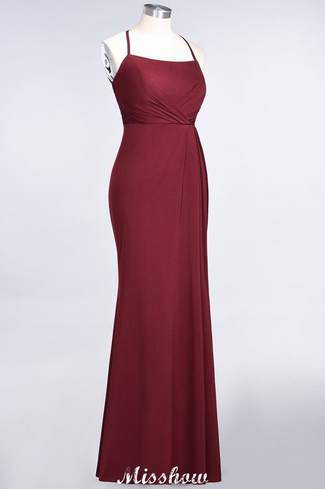 MISSHOW offers Mermaid spandex Lace Spaghetti-Straps Sleeveless Floor-Length Bridesmaid Dress at a good price from Spandex,Lace to Mermaid Floor-length them. Lightweight yet affordable home,beach,swimming useBridesmaid Dresses.