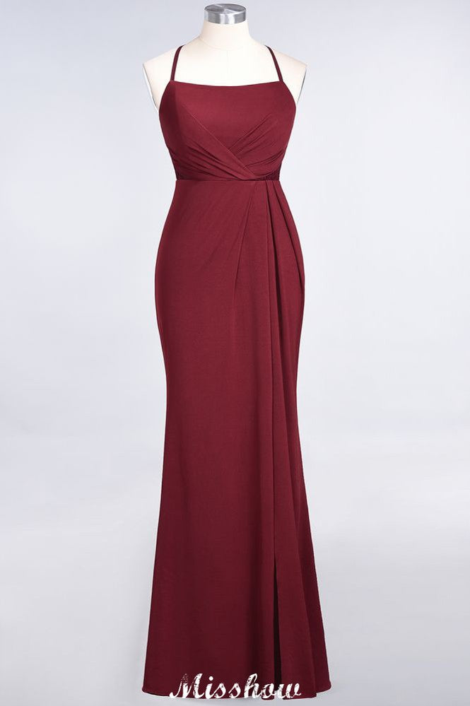 chinese dress ladies Cicinia Mermaid Backless Spandex Bridesmaid Dress main image 0