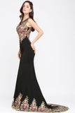 MISSHOW offers gorgeous Black Scoop party dresses with delicately handmade Beading in size 0-26W. Shop Floor-length prom dresses at affordable prices.