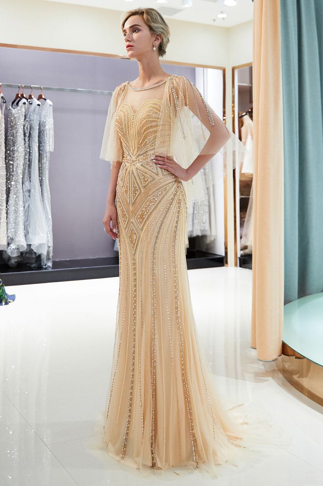MISSHOW offers MAXINE, Mermaid Sweetheart Illusion Neckline Sequins Beading Evening Dresses at a good price from Gold,Gray,Tulle to Mermaid Floor-length them. Stunning yet affordable Sleeveless Prom Dresses,Evening Dresses.