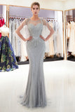 MISSHOW offers MAXINE, Mermaid Sweetheart Illusion Neckline Sequins Beading Evening Dresses at a good price from Gold,Gray,Tulle to Mermaid Floor-length them. Stunning yet affordable Sleeveless Prom Dresses,Evening Dresses.