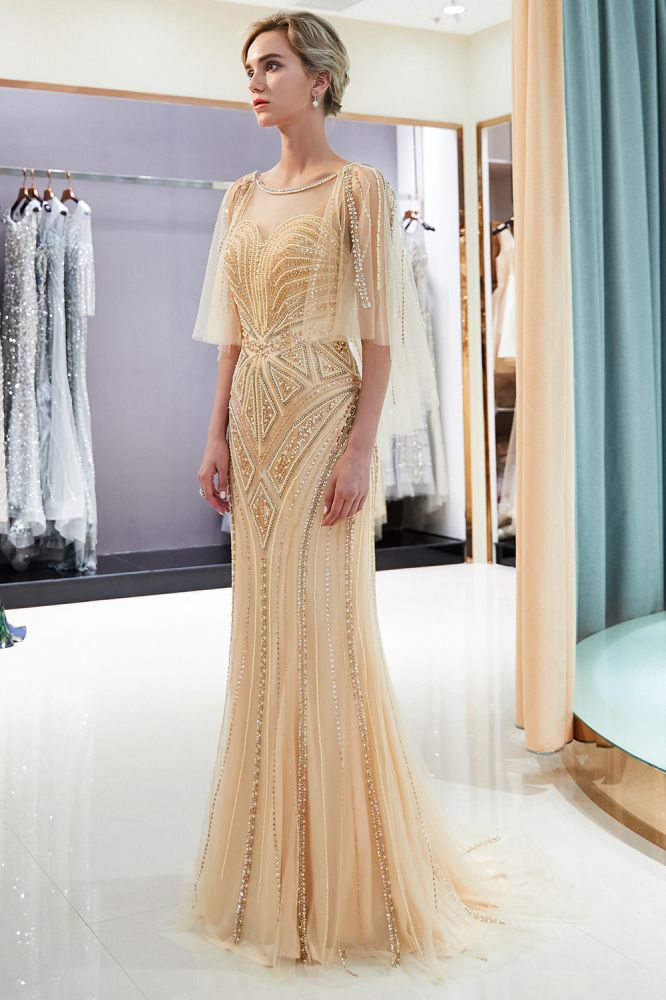 MISSHOW offers MAXINE, Mermaid Sweetheart Illusion Neckline Sequins Beading Evening Dresses at a good price from Gold,Gray,Tulle to Mermaid Floor-length them. Stunning yet affordable Sleeveless Prom Dresses,Evening Dresses.