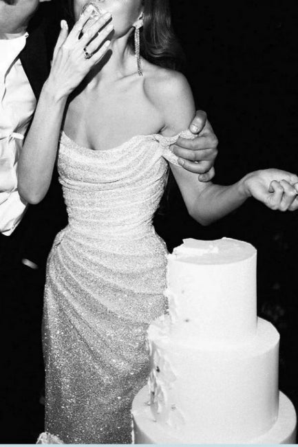 Mermaid / Trumpet Wedding Dresses Sparkle & Shine Dress Wedding Party-misshow.com
