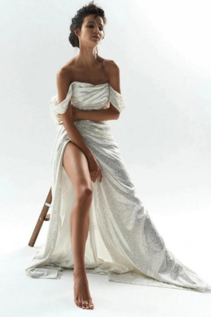 Mermaid / Trumpet Wedding Dresses Sparkle & Shine Dress Wedding Party-misshow.com