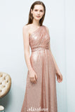 MISSHOW offers Misshow A-line Sequined One-shoulder Floor-Length Evening Dress Evening Dress at a good price from Same as Picture,White,Ivory,Blushing Pink,Candy Pink,Pearl Pink,Dusty Rose,Watermelon,Red,Fuchsia,Burgundy,Chocolate,Brown,Gold,Champagne,Orange,Yellow,Daffodil,Regency,Grape,Lilac,Lavender,Sky Blue,Pool,Ocean Blue,Royal Blue,Ink Blue,Dark Navy,Black,Silver,Dark Green,Jade,Green,Sage,Mint Green,Sequined to A-line Floor-length them. Stunning yet affordable Sleeveless Bridesmaid Dresses.