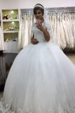 Modern wedding dresses with lace | Princess Wedding Dresses-misshow.com