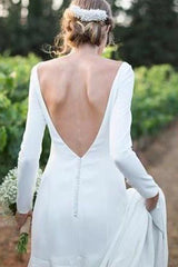 Find this Chic Deep V-neck White Wedding Dressat Misshow, available in everyone color and size you could possibly imagine, which makes picking out the perfect prom dress for your big day easily!