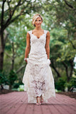 New Arrival Full Lace Wedding Dress Sleeveless Summer Bridal Wears