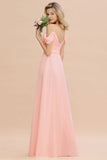 Looking for Bridesmaid Dresses in 100D Chiffon, A-line style, and Gorgeous Lace work  MISSHOW has all covered on this elegant Off Shoulde straps Aline Bridesmaid Dress Chiffon Maid of Honor Dress.