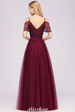 MISSHOW offers Off the Shoulder Burgundy Aline Bridesmaid Dress Floor Length Tulle Evening Maxi Gown at a good price from Tulle to A-line Floor-length them. Lightweight yet affordable home,beach,swimming useBridesmaid Dresses.