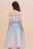 MISSHOW offers Off-the-Shoulder Sweetheart Gradient Aline Evening Party Mini Dress at a good price from Pearl Pink,Satin,Tulle to A-line Tea-length them. Stunning yet affordable Cap Sleeves Prom Dresses,Evening Dresses,Homecoming Dresses,Quinceanera dresses.