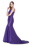A plus size Grape bridesmaid dress made of Stretch Satin are trendy for  . Shop MISSHOW with elaborately designed  gowns for your bridesmaids.