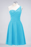 MISSHOW offers One-Shoulder Sweetheart Knee-Length Bridesmaid Dress Ruffles aline Party Dress at a good price from Misshow