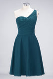 MISSHOW offers One-Shoulder Sweetheart Knee-Length Bridesmaid Dress Ruffles aline Party Dress at a good price from Misshow