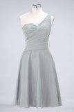 MISSHOW offers One-Shoulder Sweetheart Knee-Length Bridesmaid Dress Ruffles aline Party Dress at a good price from Misshow