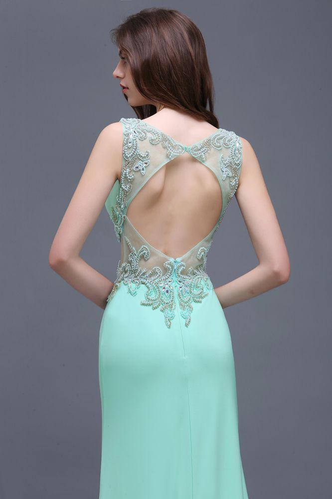 MISSHOW offers gorgeous Green Straps party dresses with delicately handmade Beading,Crystal in size 0-26W. Shop Floor-length prom dresses at affordable prices.