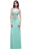 MISSHOW offers gorgeous Green Straps party dresses with delicately handmade Beading,Crystal in size 0-26W. Shop Floor-length prom dresses at affordable prices.