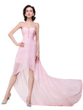 A plus size Blushing Pink bridesmaid dress made of 100D Chiffon,Sequined are trendy for  . Shop MISSHOW with elaborately designed Ruffles,Sequined gowns for your bridesmaids.