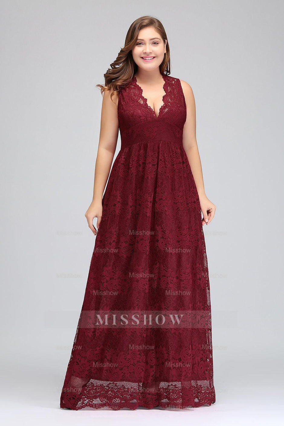 plus size burgundy bridesmaid dresses Spaghetti Strap High Low Mermaid ARD1754 Neck Hemline/Train Plus Size Elegant Romantic A-Line